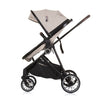 PRAM 3-en-1 plegable de chipolino aura con bolsa de pañales macadamia beige zwart