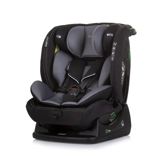 Chipolino aviato autostoel i-size 40-150 cm groep 0+, 1, 2 én 3 granite grijs zwart