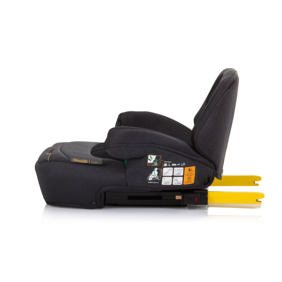 Chipolino Safy Sidy Size I-Size 125-150 cm Isofix Obsidian Black