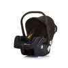 Asiento de automóvil de Chipolino Aura con adaptadores 40-85 CM Group 0+ Obsidian Black