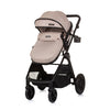 PRAM 3-en-1 plegable de Chipolino Harmony con bolsa de pañales macadamia beige zwart