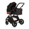PRAM 3-en-1 plegable de Chipolino Harmony con Bag Obsidian Negro