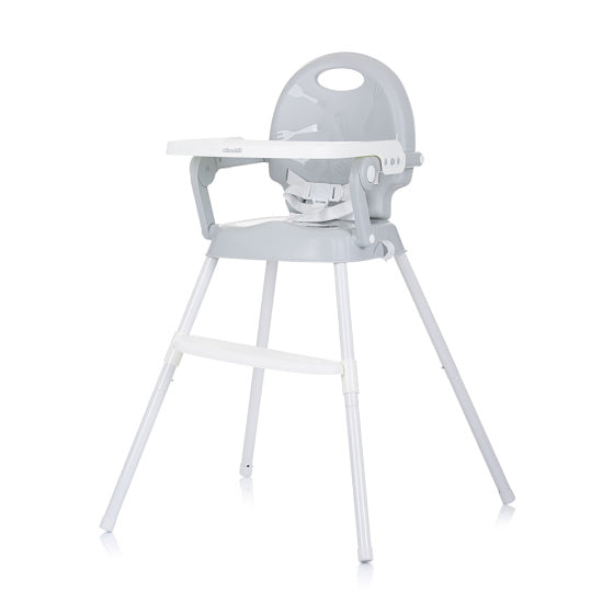 High sedia pieghevole Chipolino Bonbon 3-in-1 con Glacier Eetblad