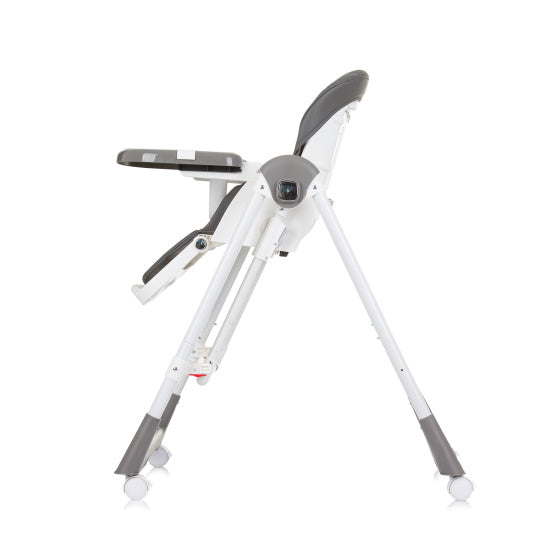 Chipolino milk shake 2-in-1 kinderstoel schommelstoel granite grijs wit