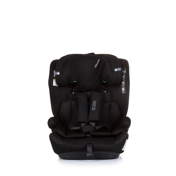 Asiento para automóvil de icono de Chipolino I -Size 76-150 cm Group 1, 2 y 3 Obsidian Black