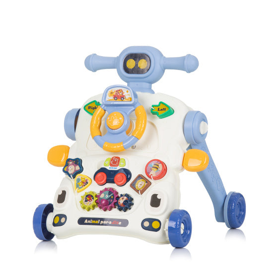 Chipolino Car Walker 3 in 1 con musica giocattolo blu blu