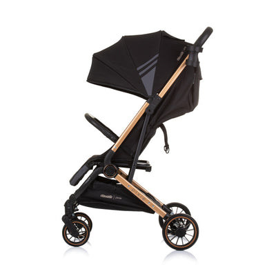 Chipolino pixie opvouwbare buggy obsidian gold zwart
