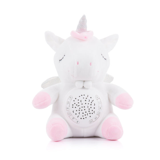 Progettore di peluche Chipolino Cuddly Unicorn con luce musicale