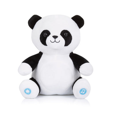 Chipolino pluche baby nachtlamp knuffelpanda met muziek licht