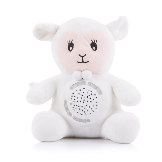 Proyector de bebé de chipolino Cuddle Sheep con luz musical