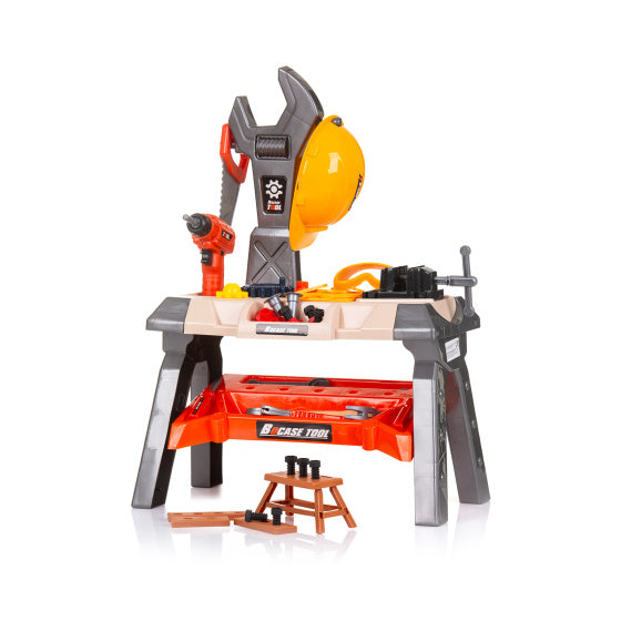 Chipolino Workbench con strumenti Play Set with Light 63 pezzi