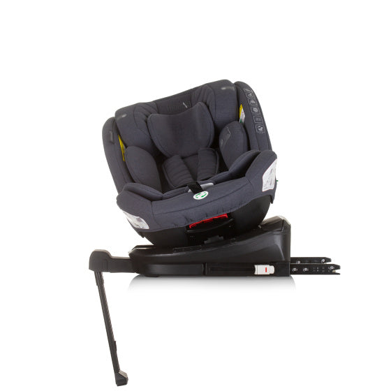Asiento de automóvil chipolino tourino i-size 40-150 cm isofix 360 ° granito gris oscuro