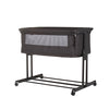 Chipolino zen co-sleeper box met klamboe obsidian zwart