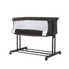 Chipolino zen co-sleeper box met klamboe obsidian zwart