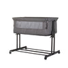 Chipolino zen co-sleeper box met klamboe granite grijs