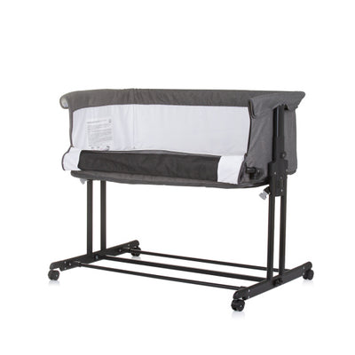 Chipolino zen co-sleeper box met klamboe granite grijs
