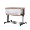Box co-sleeper Chipolino Zen con zanzara net macadamia beige