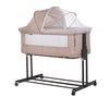 Box co-sleeper Chipolino Zen con zanzara net macadamia beige