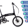 Chrisson ef3 20 inch 32 cm unisex 9v mechanische schijfrem zwart