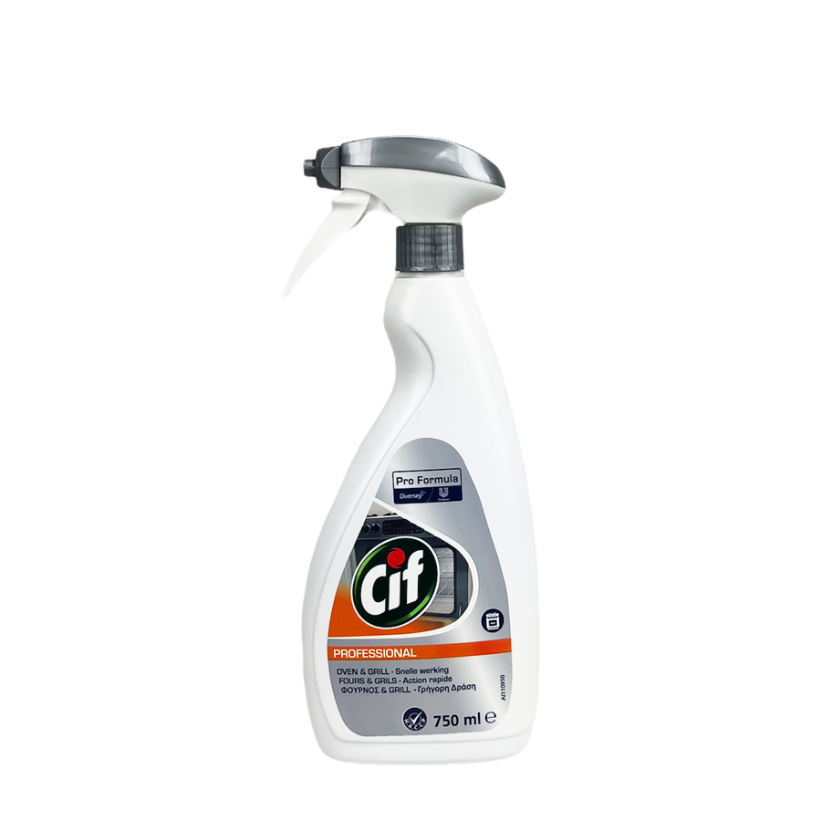 Oven and grill cleaner cif professional liquid 750 ml