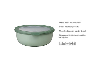 Mepal Cirqula multikom intorno a 350 ml - Nordic Sage