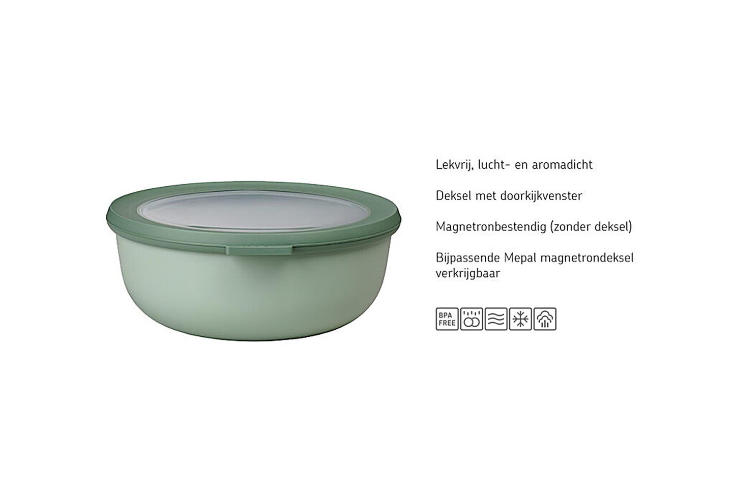 Mepal multikom cirqula 2000ml nordicsage
