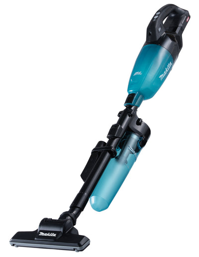 Makita cl001gz21 | steelstofzuiger | 40 v max | zwarte uitvoering met blauwe transparante capsule | met cycloon stofafscheider | body | zonder accu's en lader - cl001gz21