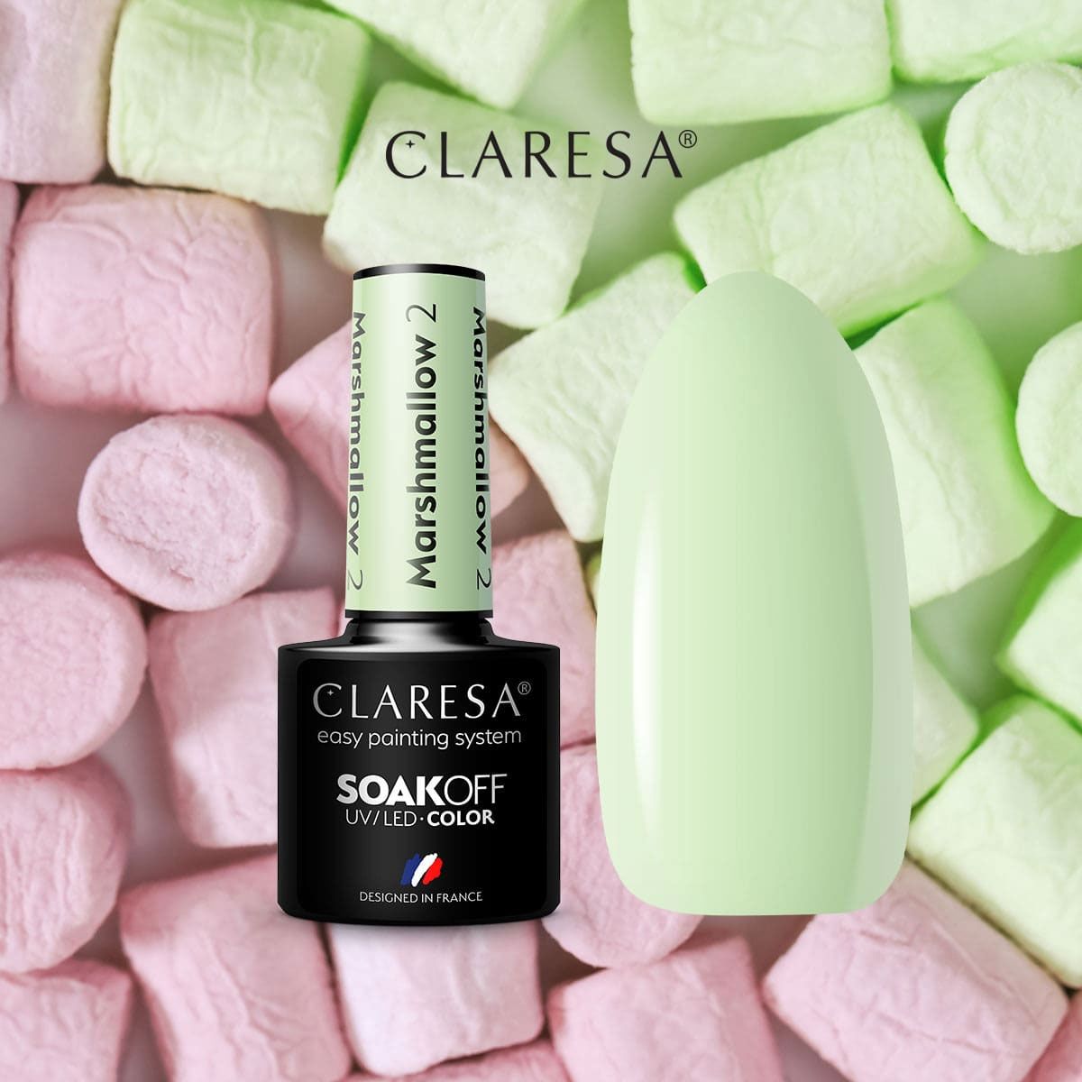 Claresa Claresa UV LED Gellak 5ml Marsh Mallow 2