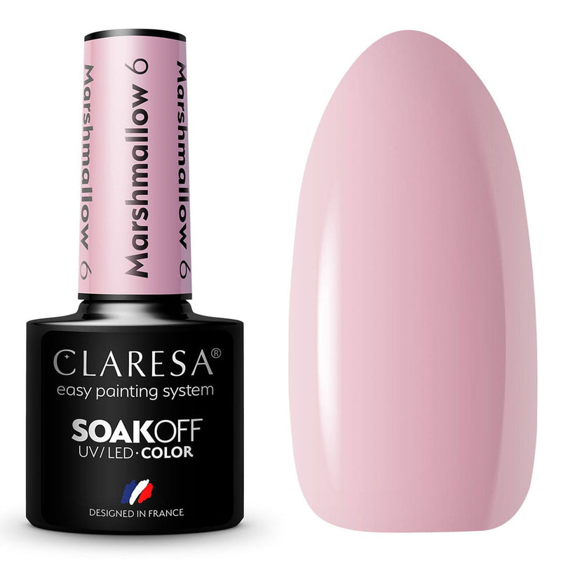 Claresa Claresa UV LED Gelak 5ml Marsh Mallow 6