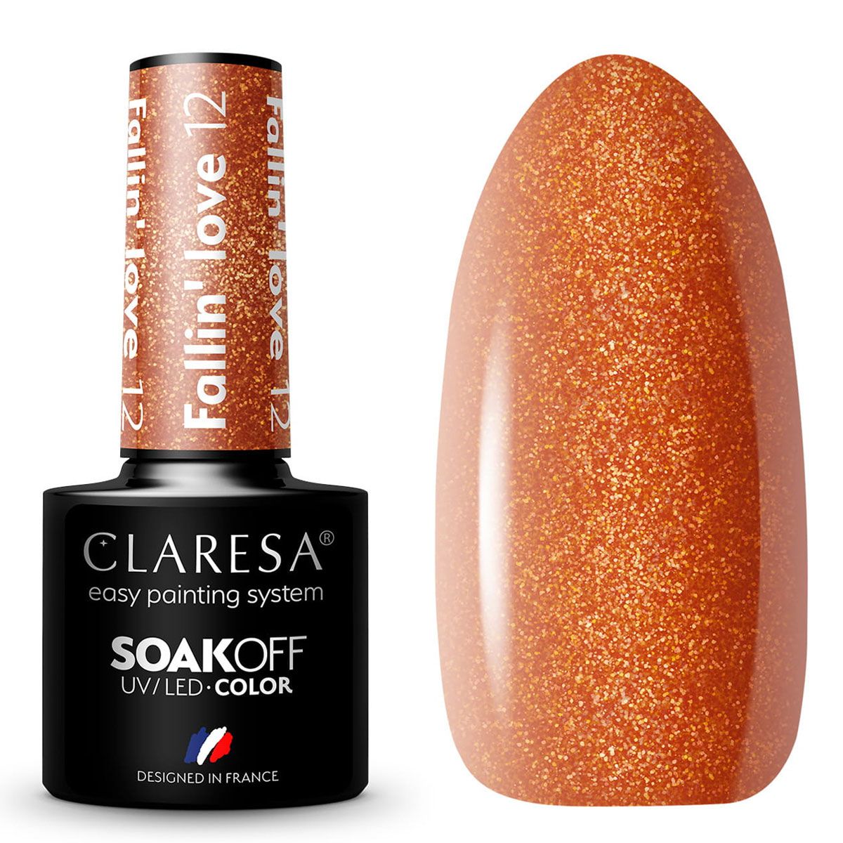 Claresa uv led gellak 5ml fallin' love 12