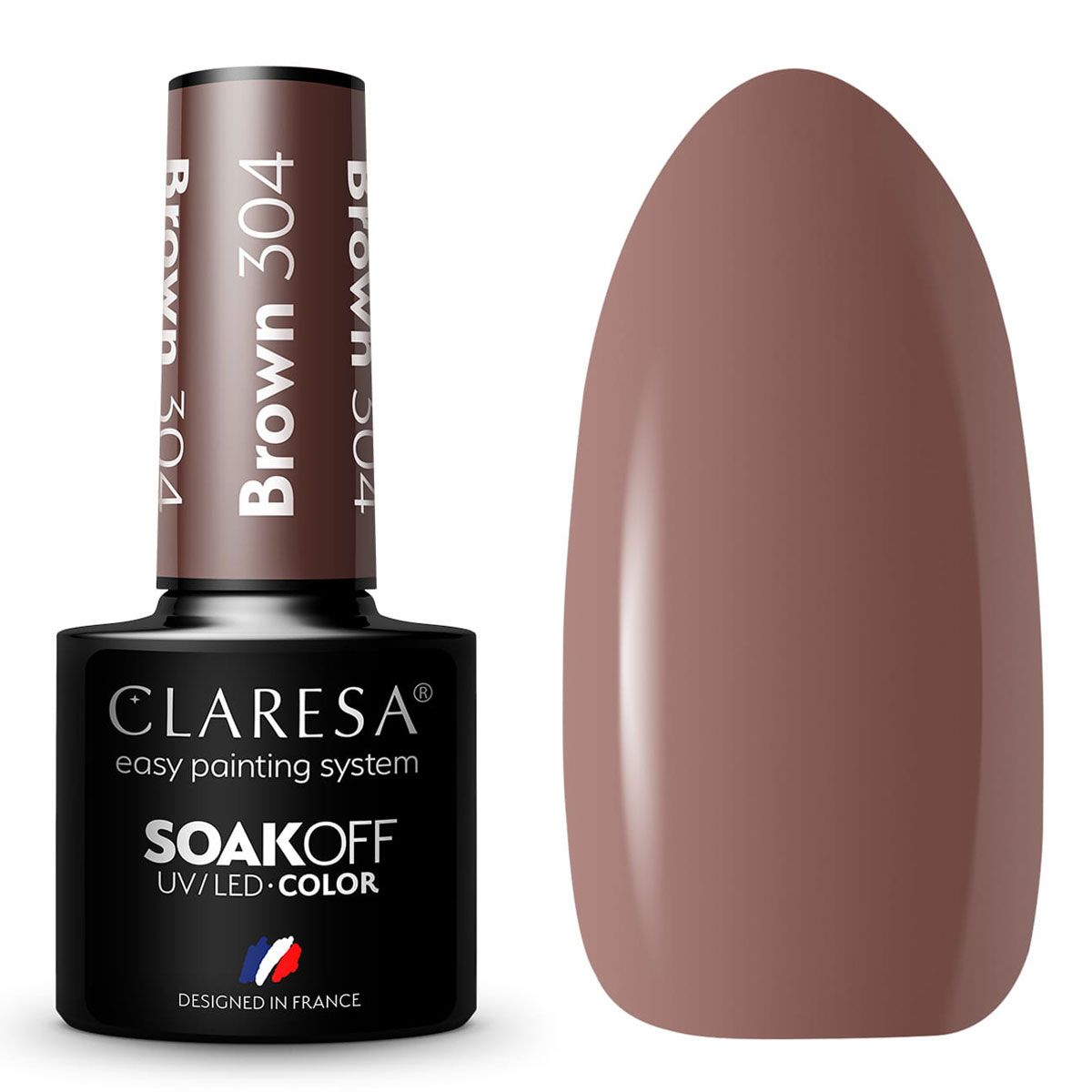 Clarisa Claresa UV ha guidato Gellak 5ml Brown 304 Portami al fiume