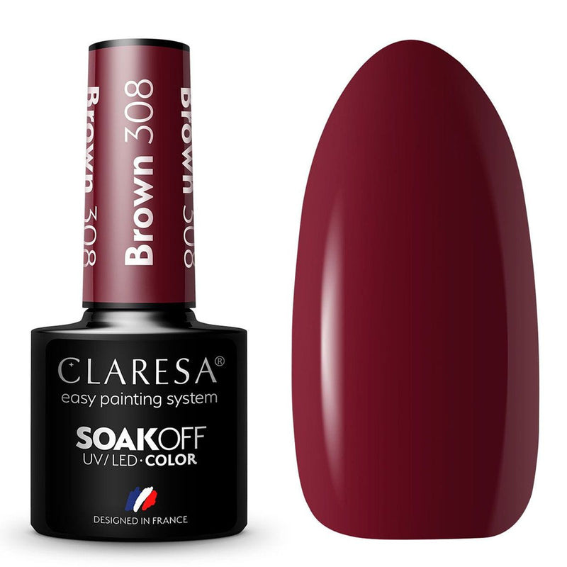 ClareSa Claresa UV LED Gellak 5ml Brown 308 Berries Full