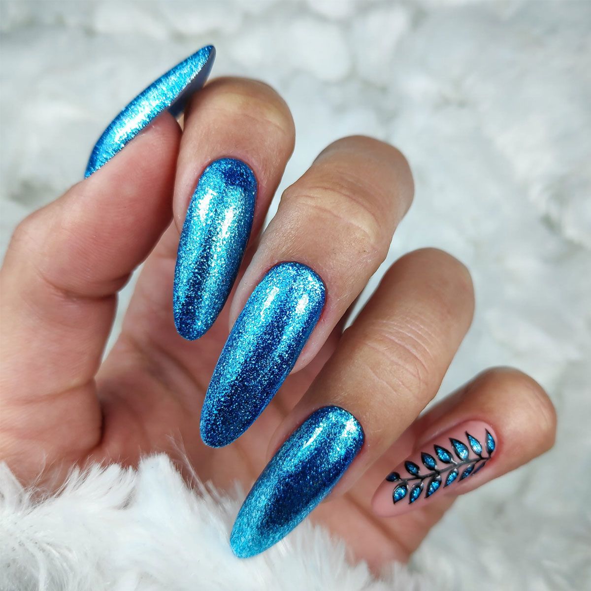 ClareSa Claresa UV LED Gellak 5ml Full glitter 7 Blu