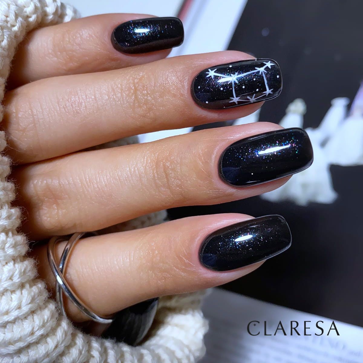 Claresa uv led gellak 5ml galaxy black