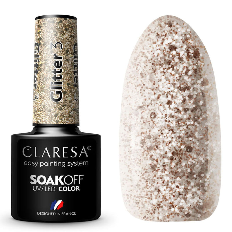 ClareSa Claresa UV LED Gellak 5ml Glitter 3