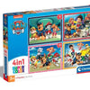 Clementoni puzzels paw patrol, 4in1