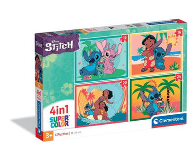 CLEMENTONI Super Color LegPuzzle 4in1 puntada