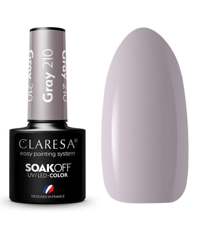 Claresa Claresa UV LED Gelak 5ml Gray 210 Savanna Vibes