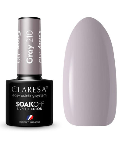 Claresa Claresa UV LED Gellak 5ml Grey 210 VIBE SAVANNA