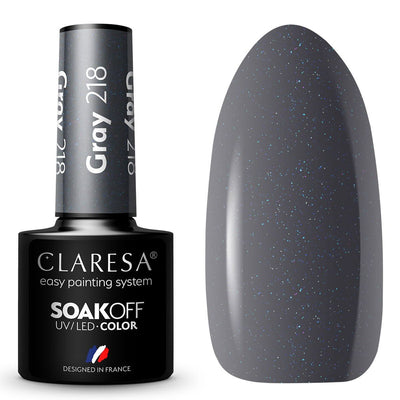 Claresa Claresa UV Led Gellak 5ml Grey 218 Foresta tranquilla