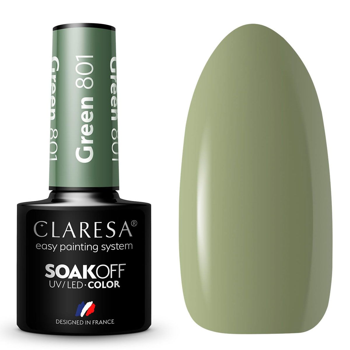 ClareSa Claresa UV LED Gellak 5ml Green 801 Foresta tranquilla