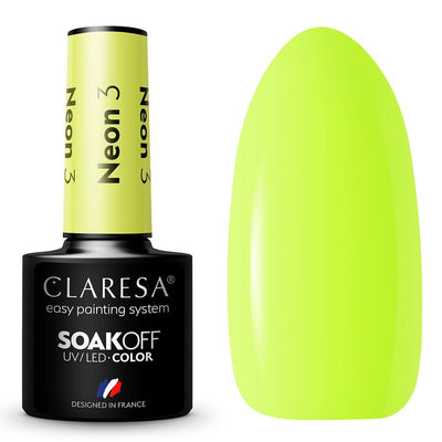 Clarisa Claresa UV LED Gellak 5ml Neon 3