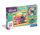 Clementoni puzzel 3x48pcs square stitch 2025 - afbeelding 1