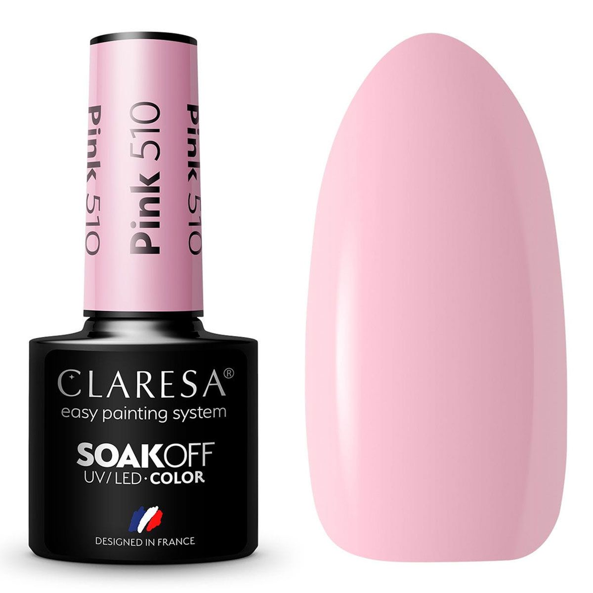 Claresa Claresa UV LED Gelak 5ml Pink 510 Funfair