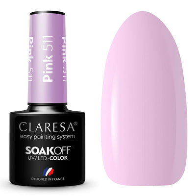 Claresa Claresa UV LED Gellak 5ml Pink 511 Balloon Journey