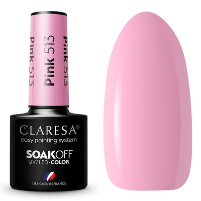 Claresa Claresa UV LED Gelak 5ml Pink 513 Funfair