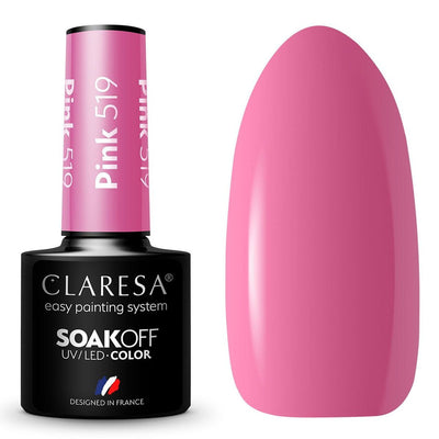Claresa Claresa UV LED Gelak 5ml Pink 519 Sunny Garden