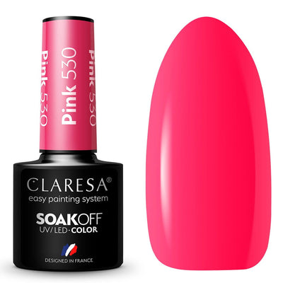Claresa Claresa UV LED Gelak 5ml Pink 530 Rainbow Explosion