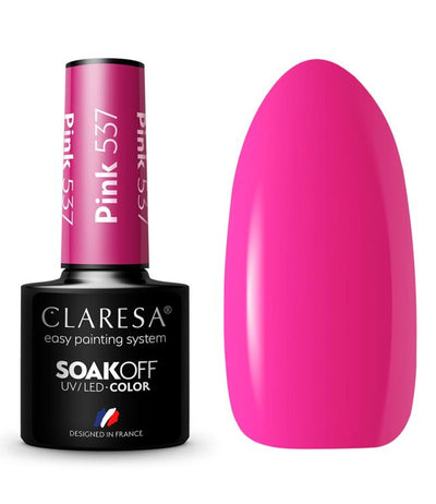 Claresa Claresa UV LED Gellak 5ml Pink 537 Balloon Journey