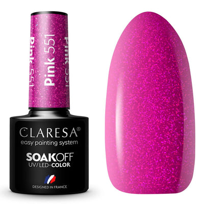 Claresa Claresa UV LED Gelak 5ml Pink 551 Look